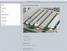 Tablet Screenshot of budgetmesa.com